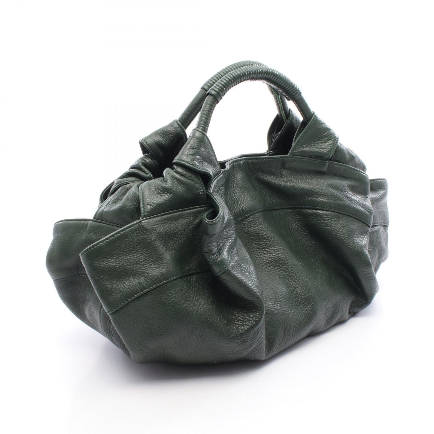 LOEWE Nappa Aire Handbag in Green Leather - Timeless Elegance