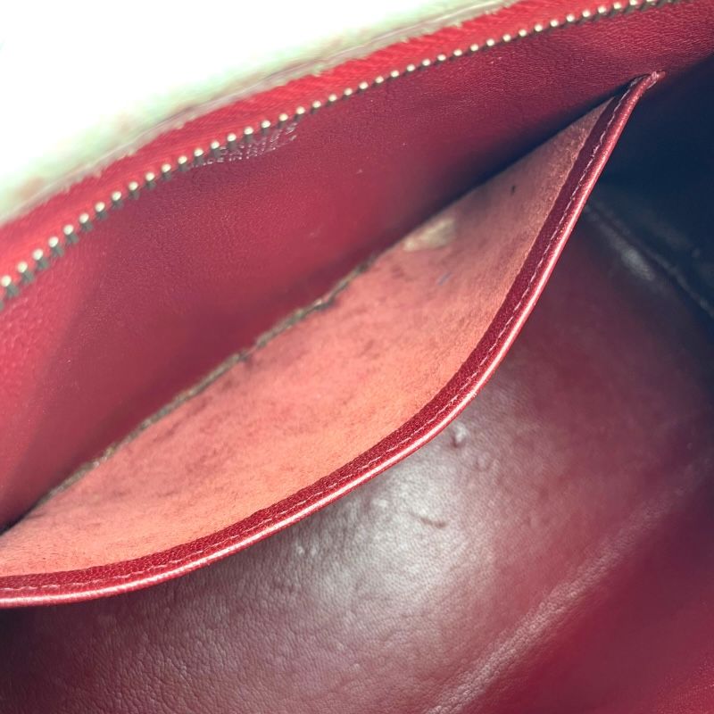 HERMES Berlingot PM Pink Shoulder Bag with Silver Hardware