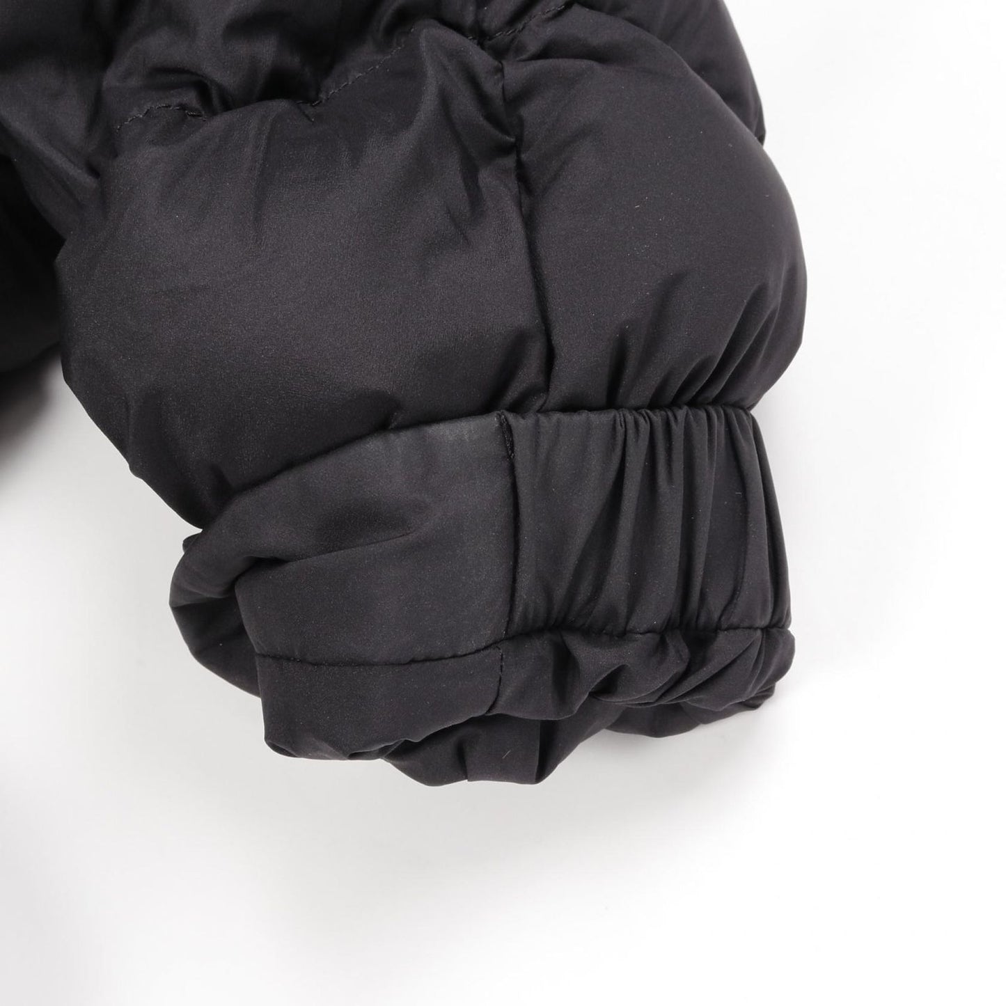 MONCLER Mussala Down Jacket - Black Wool & Nylon - Size N
