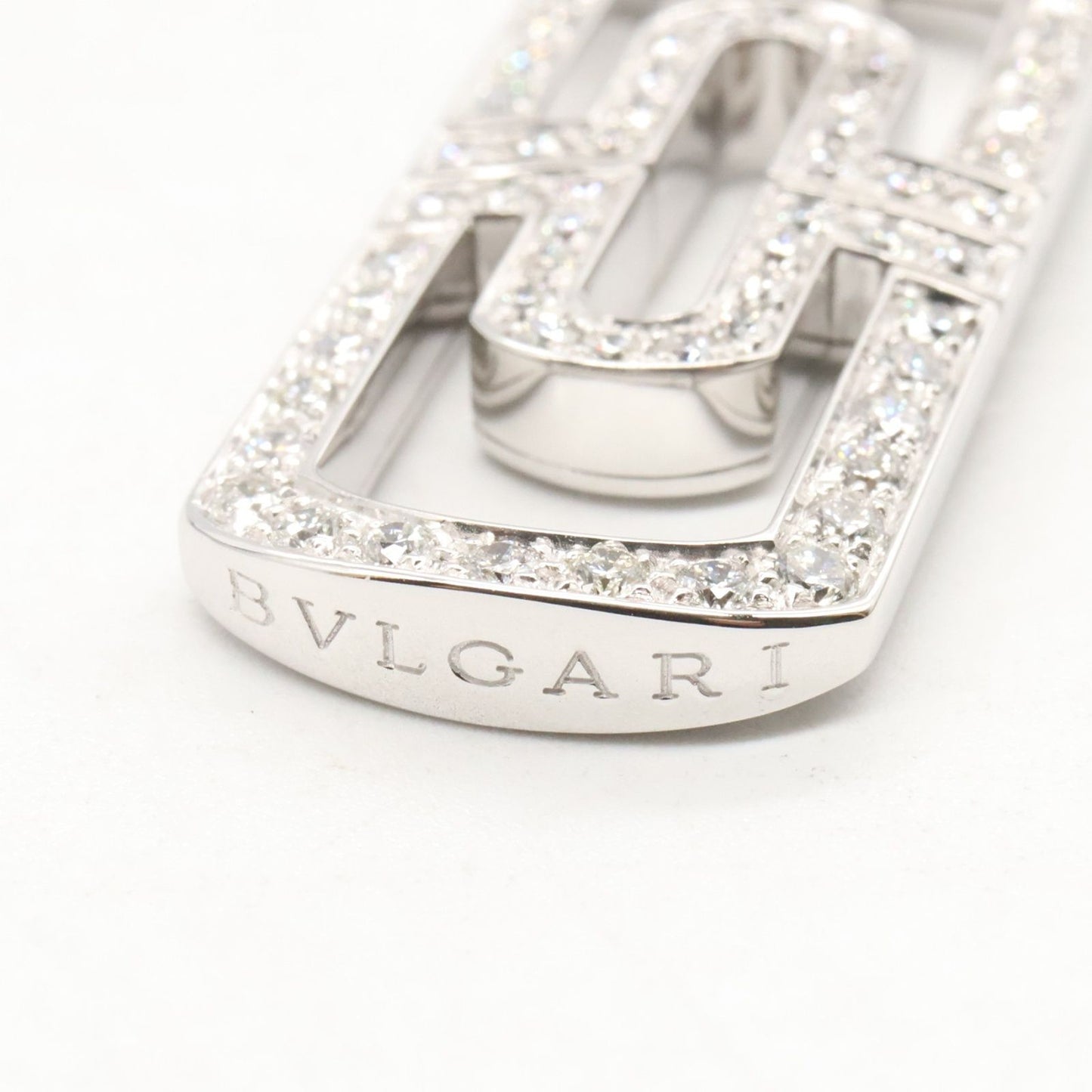 BVLGARI Parentesi Diamond Necklace in 18K White Gold