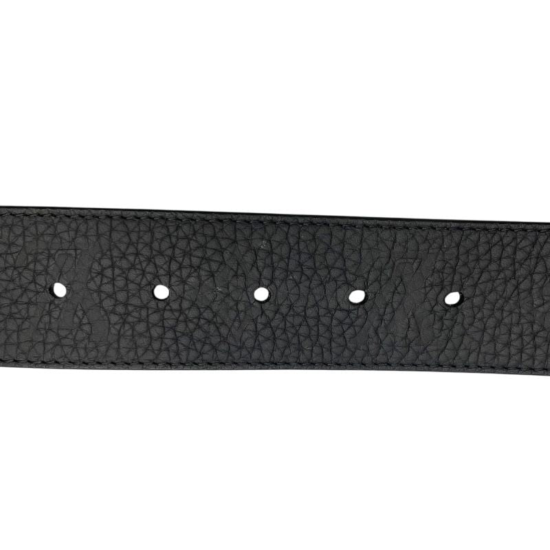 Louis Vuitton LV Initial 40MM Belt in Black Taurillon Leather