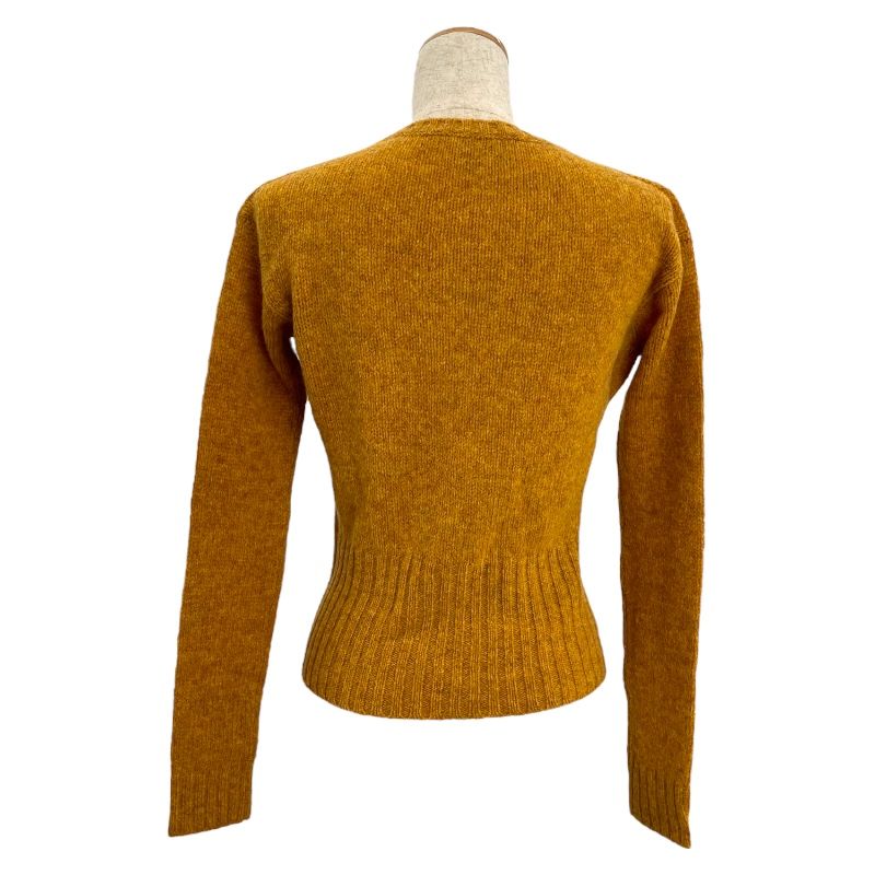 PRADA Yellow Wool Knit Cardigan - Exquisite Women's Sweater
