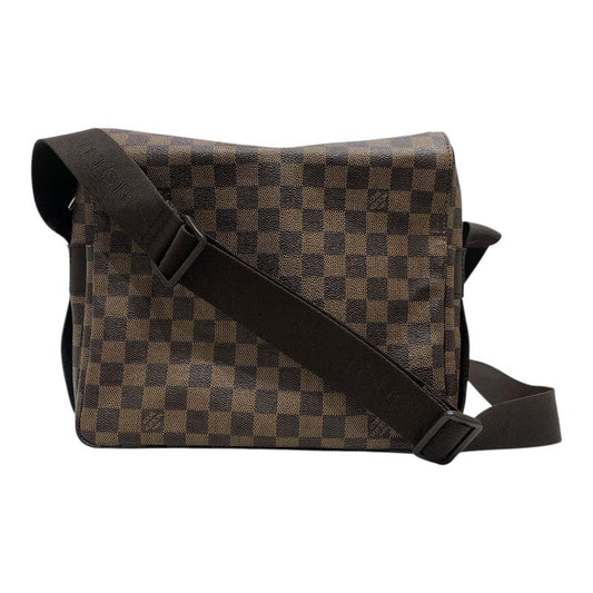 Louis Vuitton Naviglio N45255 Brown Damier Canvas Unisex Shoulder Bag