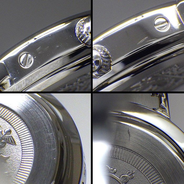 HERMES Clipper CL4.210 Blue Shell Dial Stainless Steel Watch