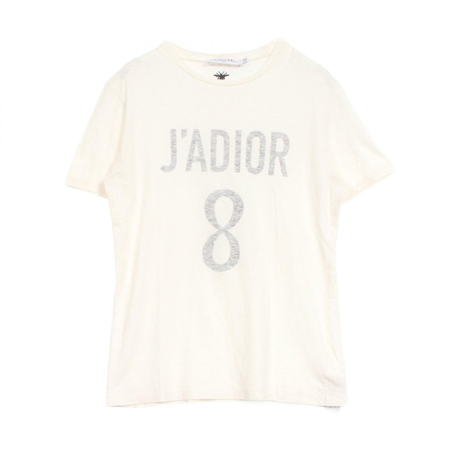 Dior J'ADIOR 8 Cotton T-Shirt - Exquisite Ivory Elegance