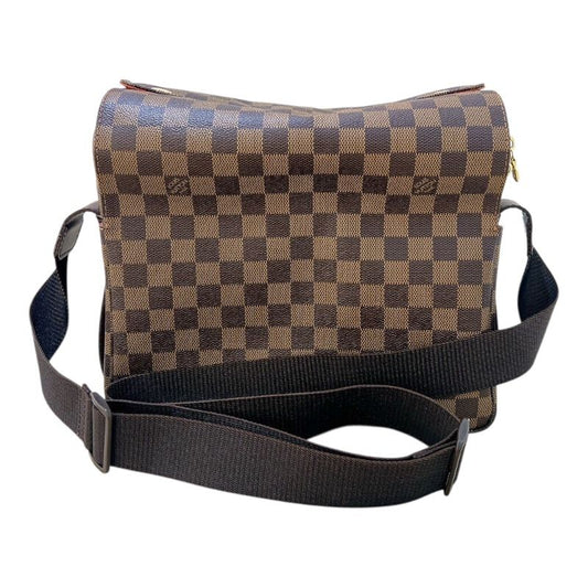 Louis Vuitton Naviglio N45255 Brown Damier Shoulder Bag for Women