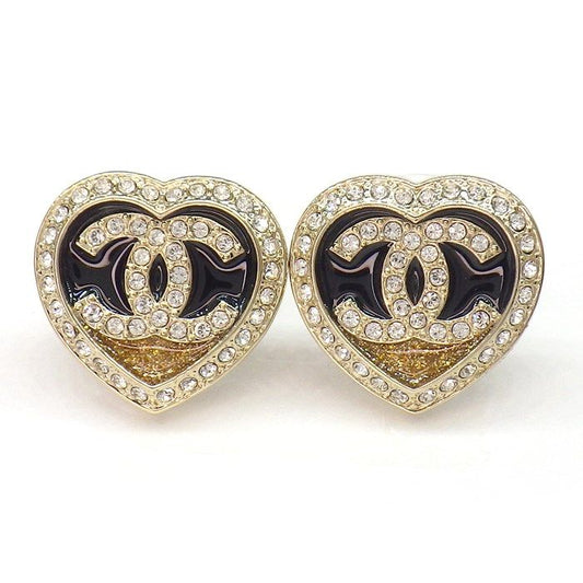 CHANEL Coco Mark Heart Earrings - 2023 Cruise Collection