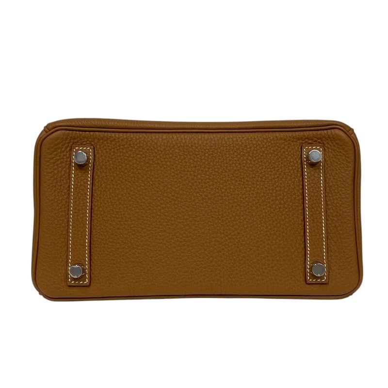 HERMES Birkin 25 W刻 Gold & Silver Hardware Handbag