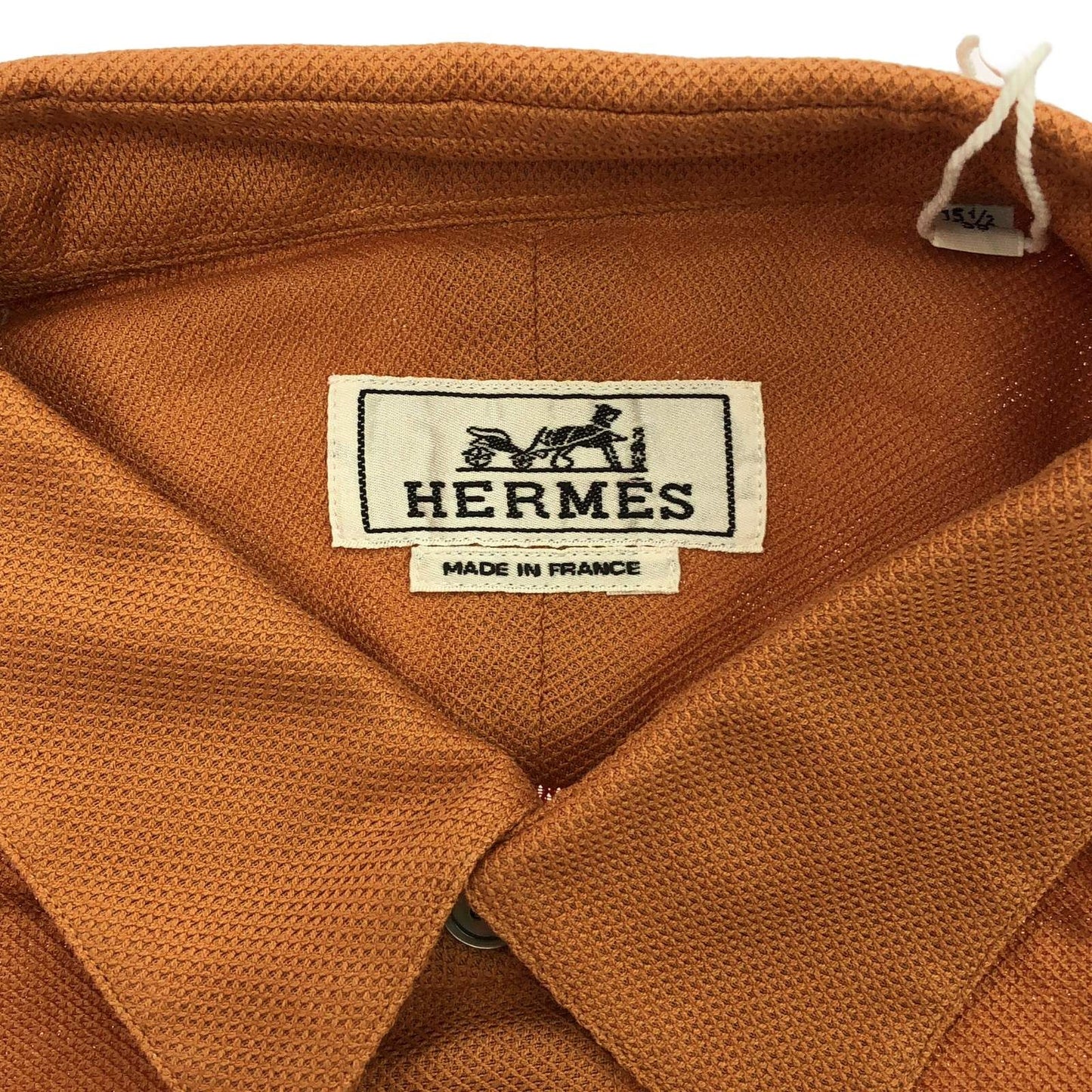 HERMES White Cotton Short Sleeve Shirt - Timeless Elegance