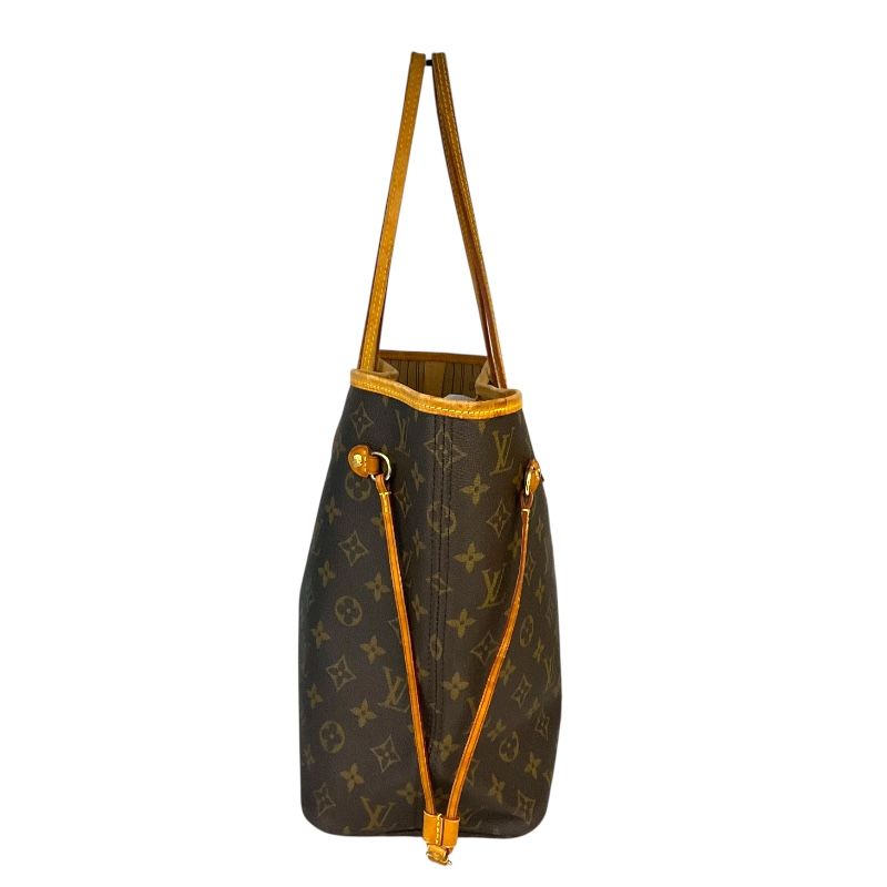 Louis Vuitton Neverfull MM Monogram Tote Bag - Brown