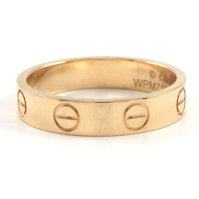 Cartier Love Ring Small Model K18 Pink Gold - Size 9