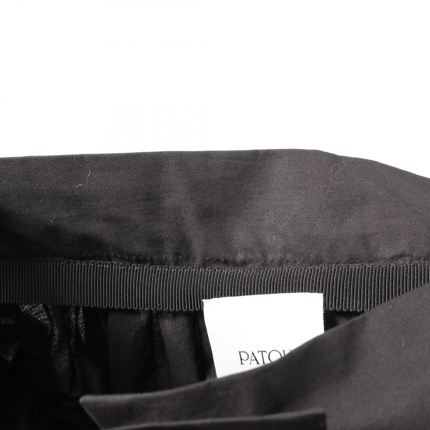 PATOU Black Cotton Skirt - Timeless Elegance for the Modern Woman