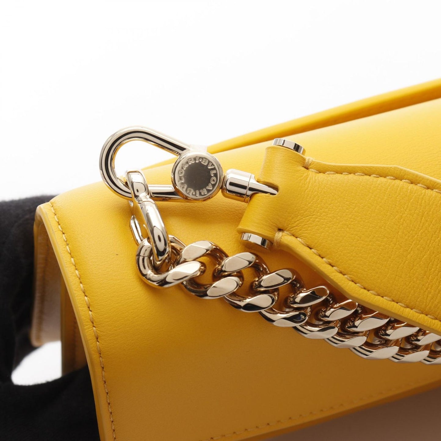 BVLGARI Serpenti Forever Yellow Leather Handbag - Exquisite Craftsmanship