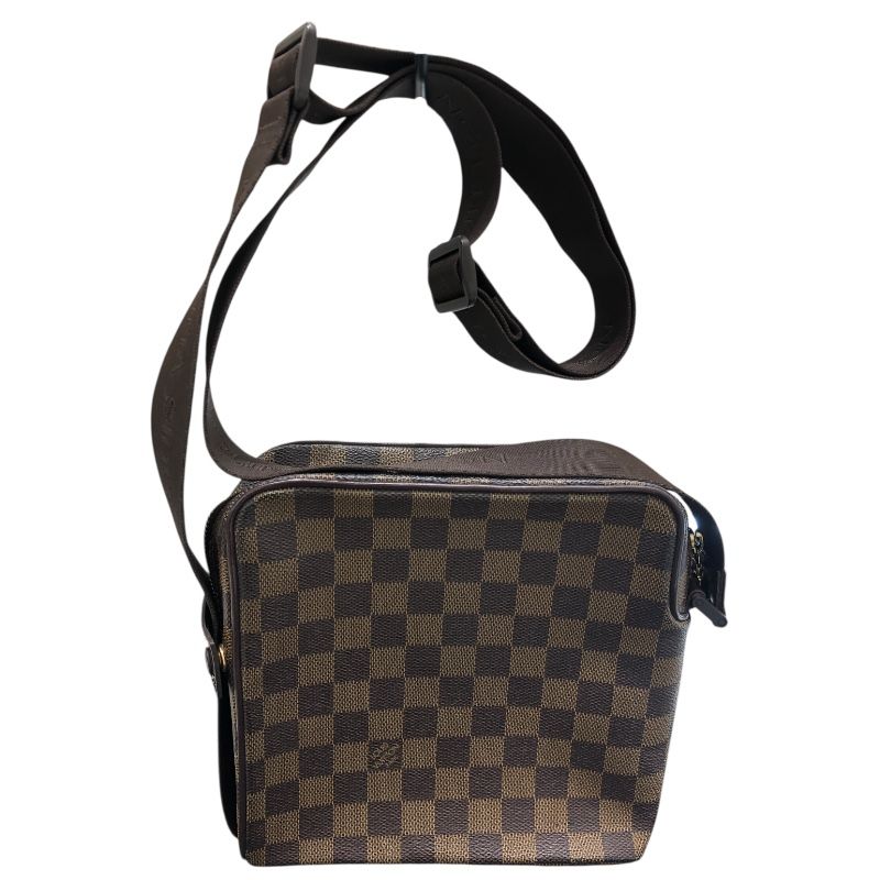 Louis Vuitton Olaf PM Brown PVC Coated Canvas Shoulder Bag