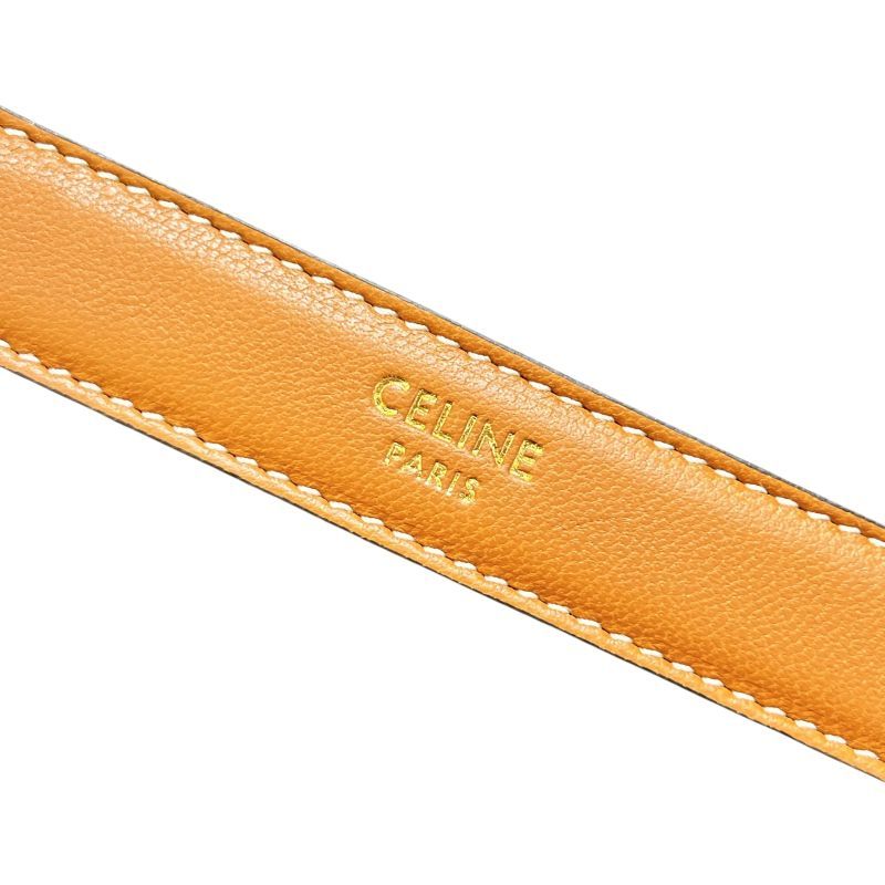 CELINE Triomphe Canvas Shoulder Bag - Brown Elegance