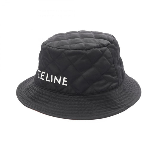 CELINE Nylon Twill Hat - Timeless Black Elegance
