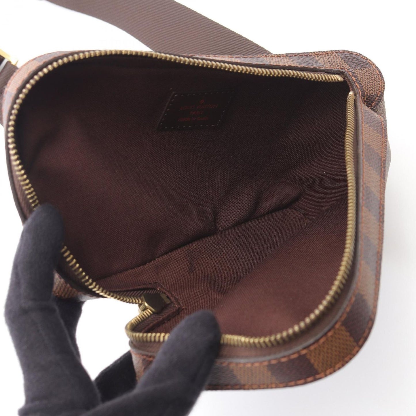 Louis Vuitton Geronimos Waist Bag - Timeless Elegance in Brown