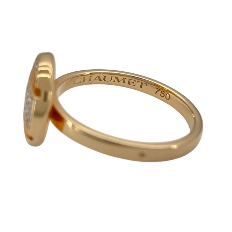 CHAUMET Class One Ring in K18 Pink Gold with Diamond