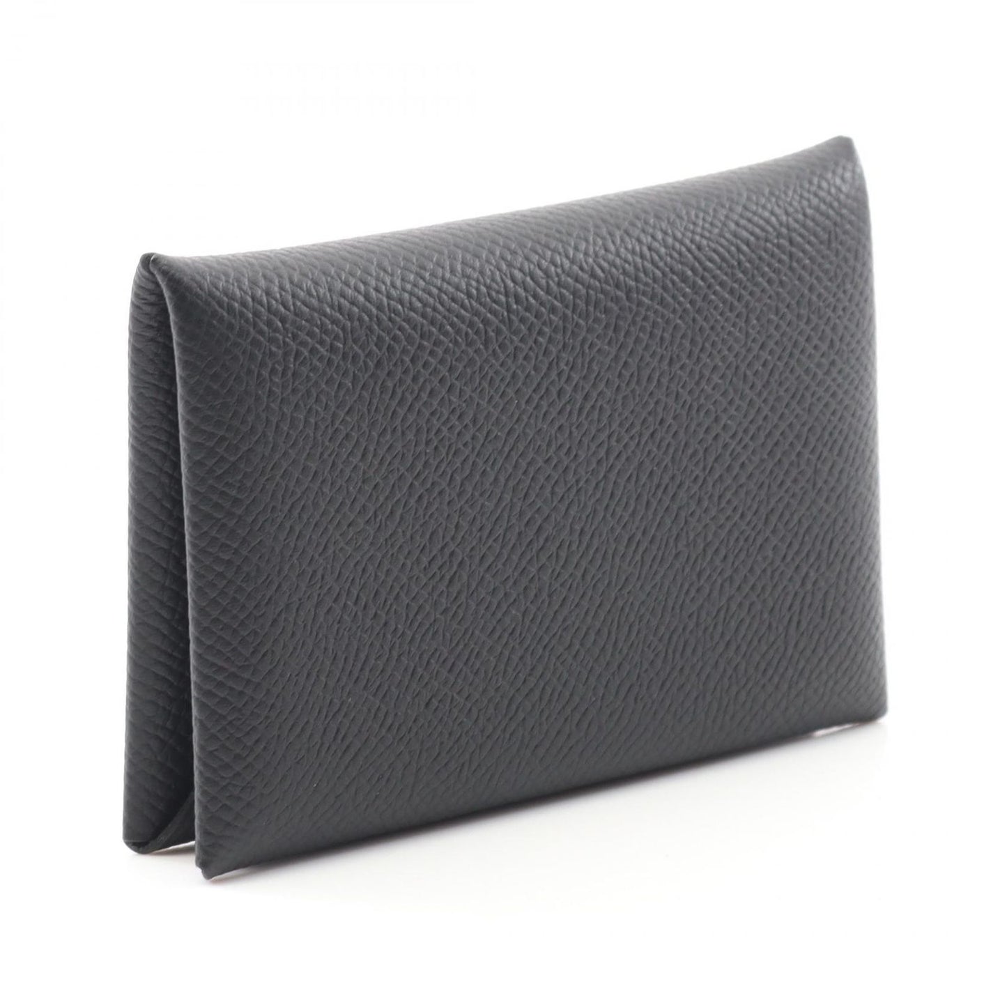 HERMES Calvi Coin Case in Black - Exquisite Craftsmanship