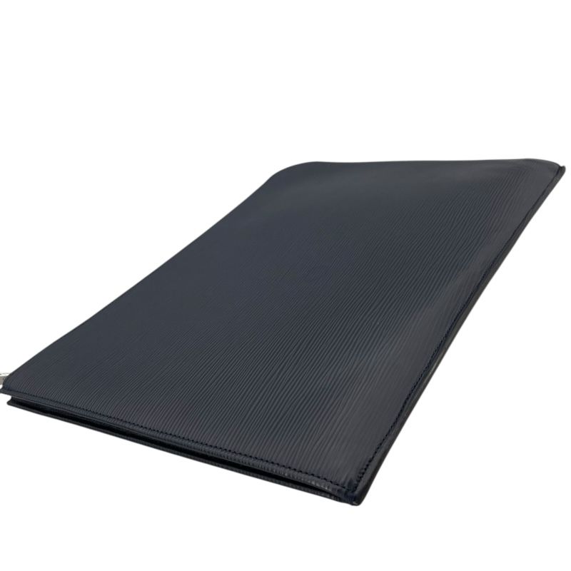 Louis Vuitton Pochette Jour GM Navy Epi Leather Clutch Bag