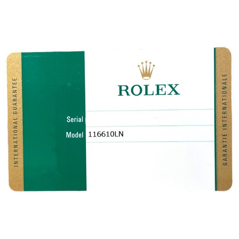 Rolex Submariner 116610LN Black Dial Automatic Men's Watch