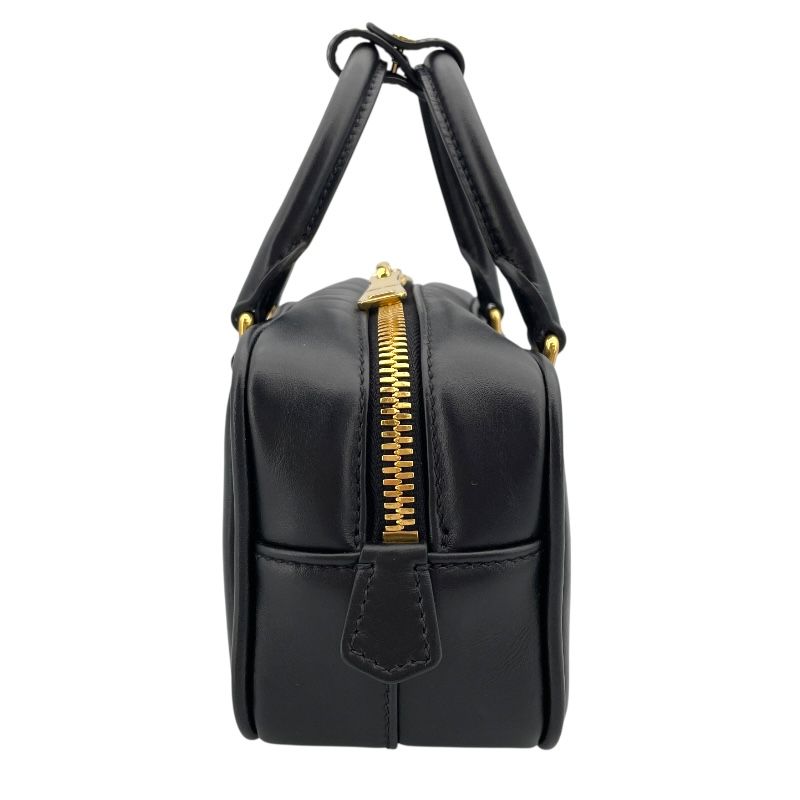 Miu Miu Arcadia Leather Mini Bag - Black - Exquisite Craftsmanship