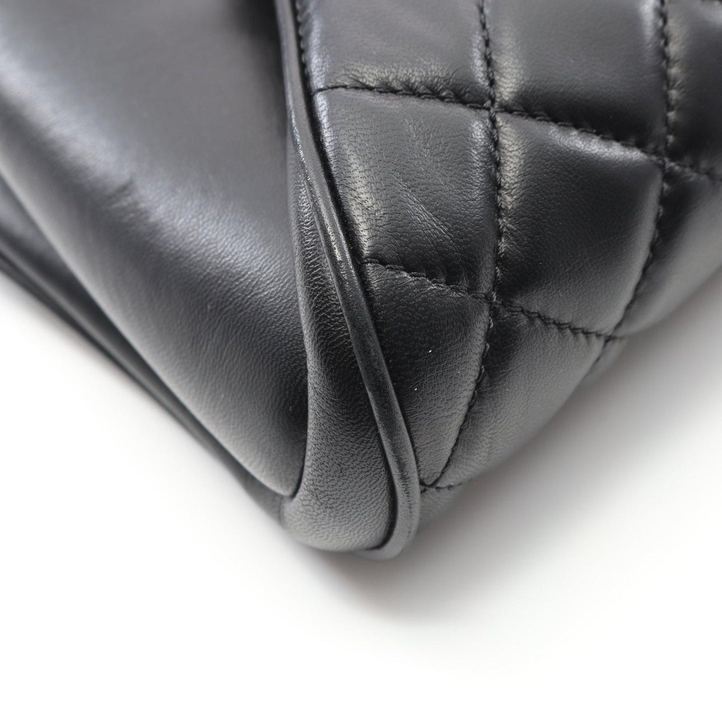 CHANEL Matelassé Clutch Bag in Black Lambskin - Timeless Elegance