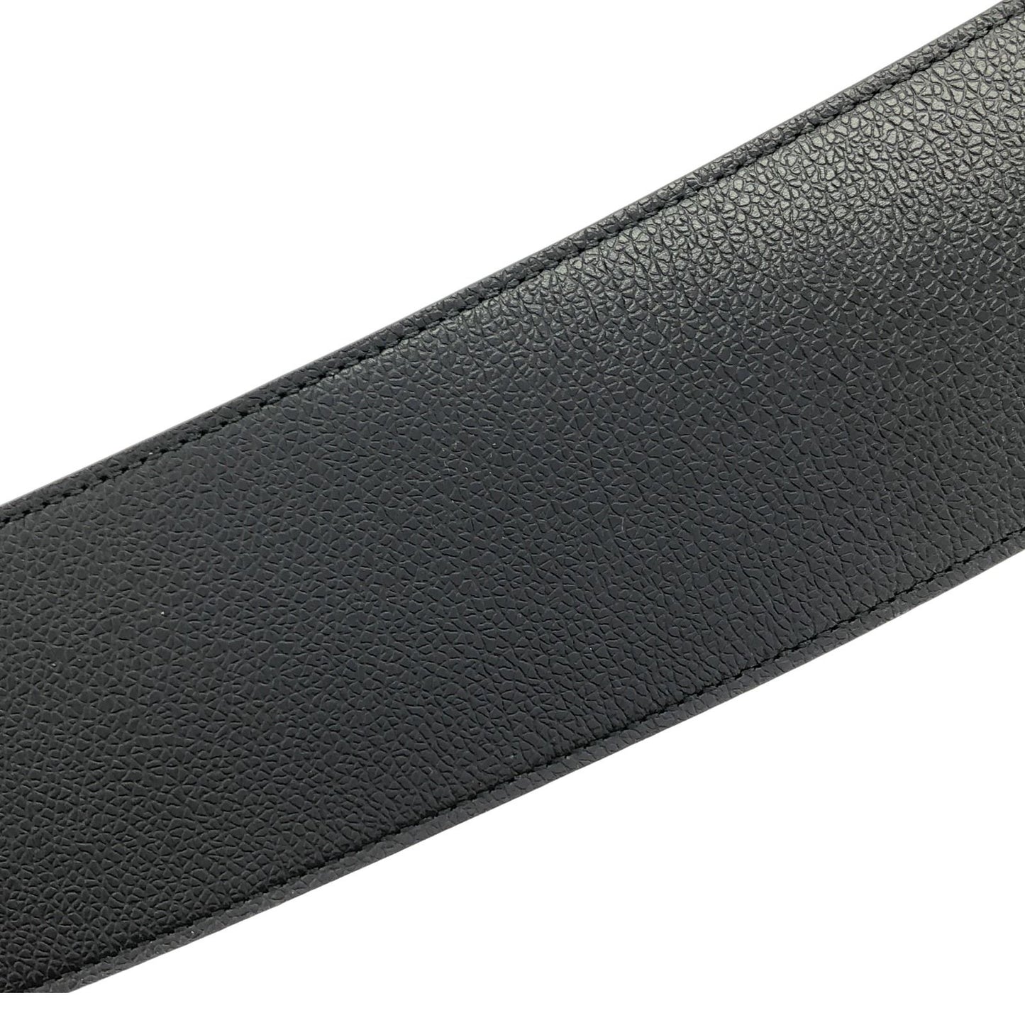 BVLGARI Black Leather Belt - Timeless Elegance