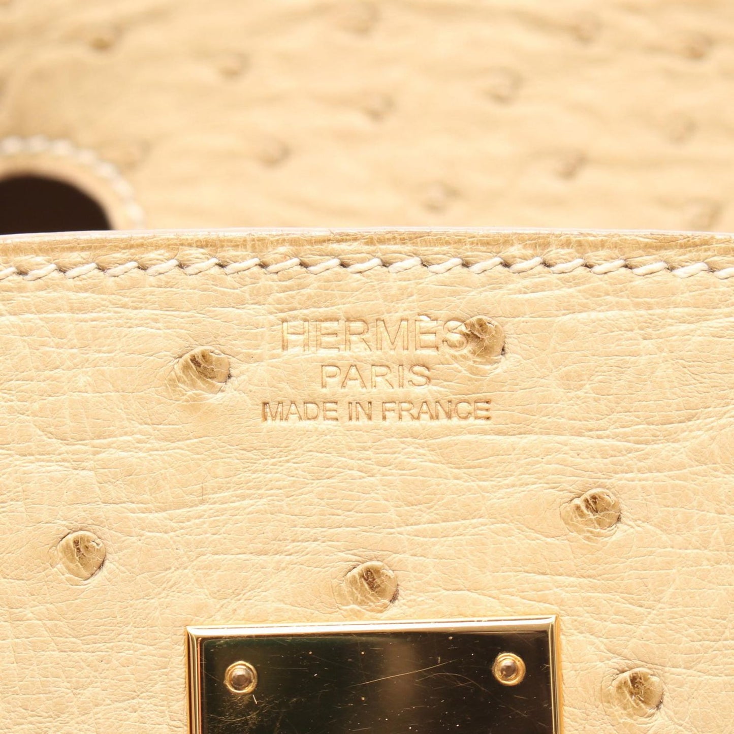 HERMES Birkin 30 Blanc Cassé Handbag - Timeless Elegance