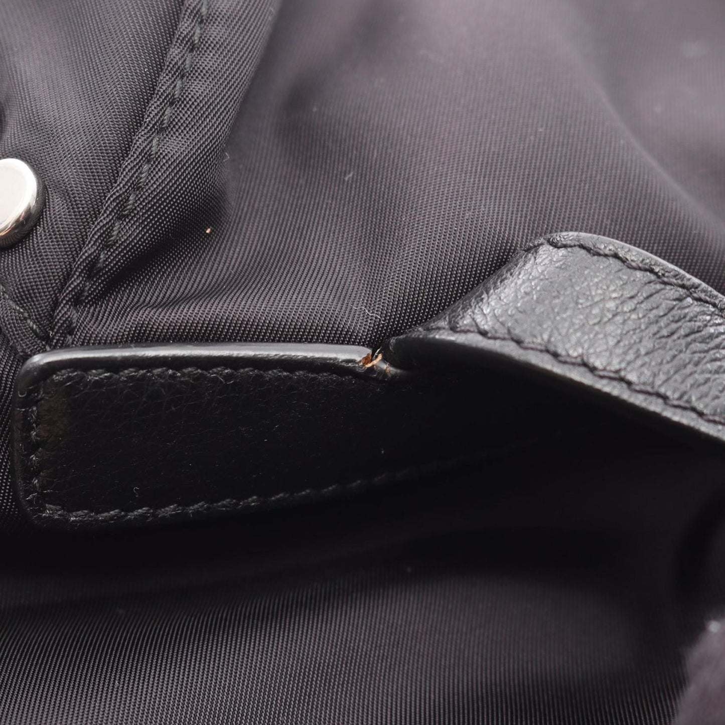 PRADA VELA Black Nylon & Leather Backpack - Timeless Elegance