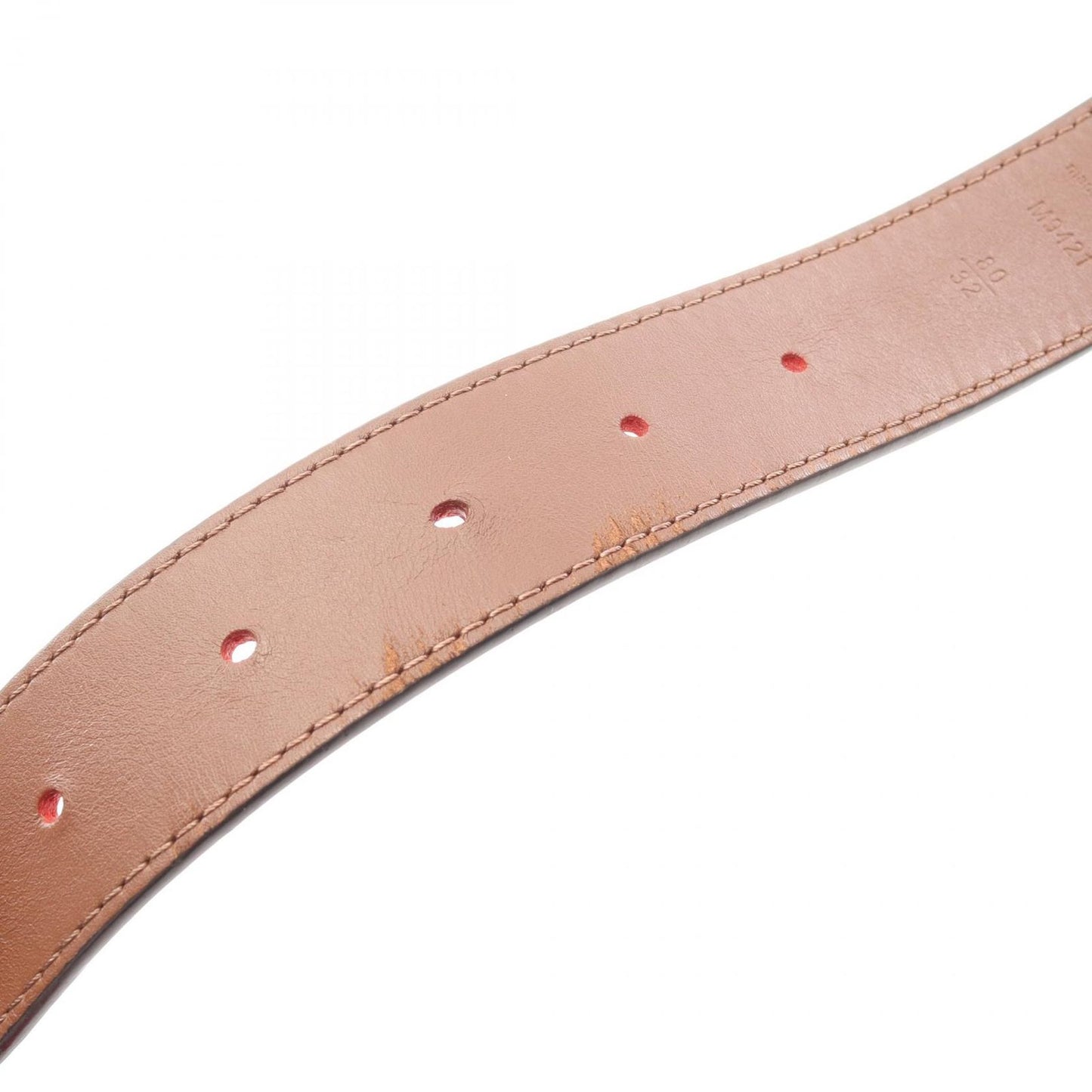 Louis Vuitton Twist Belt in Red Leather - Timeless Elegance