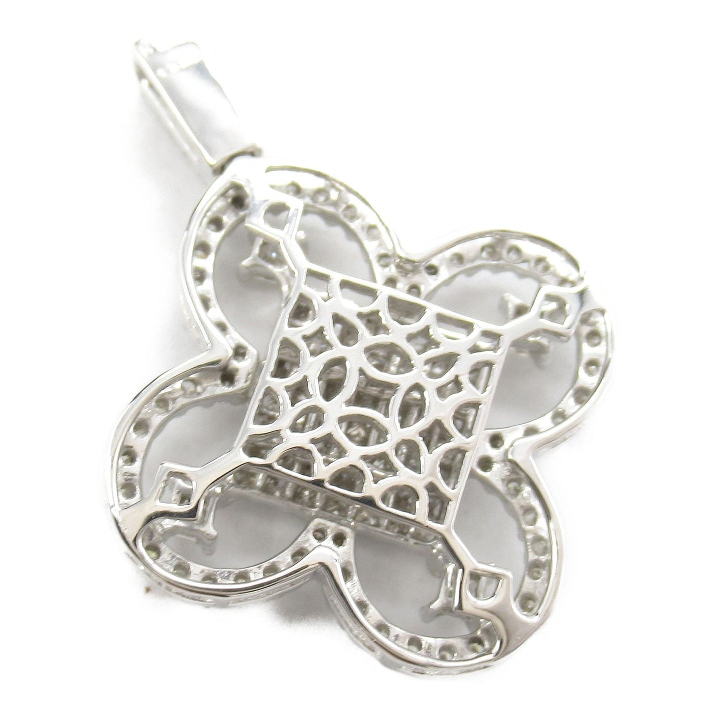 Exquisite K18WG Diamond Pendant - 1.00ct Luxury Jewelry