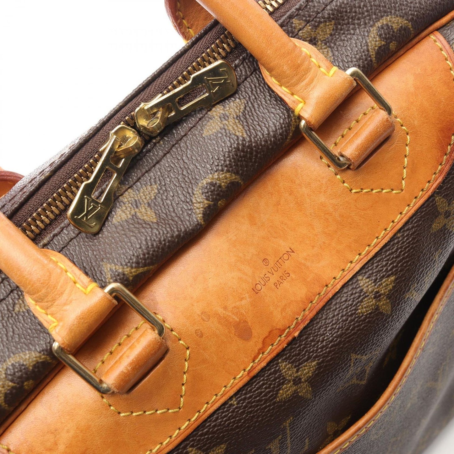 Louis Vuitton Deauville Bowling Vanity Monogram Handbag - Timeless Elegance