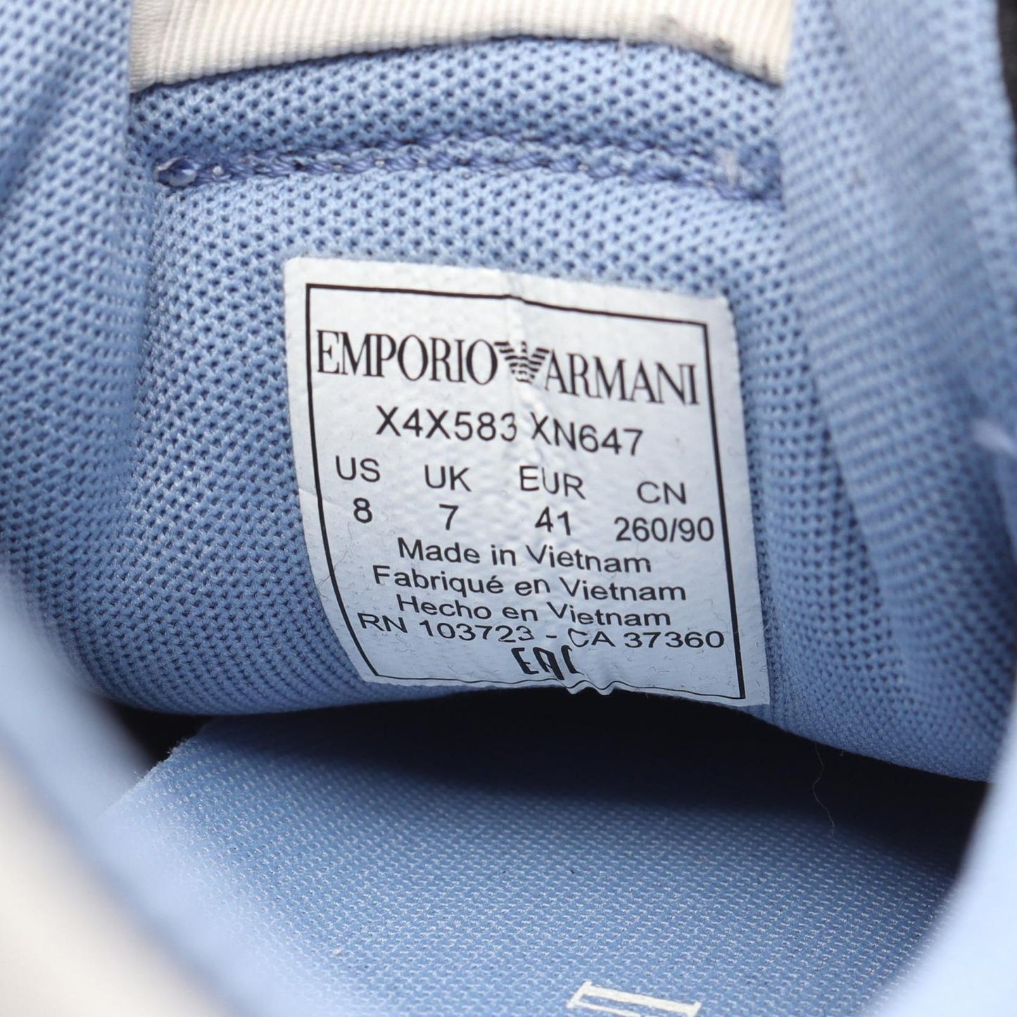 Emporio Armani Black Suede Sneakers - Timeless Elegance