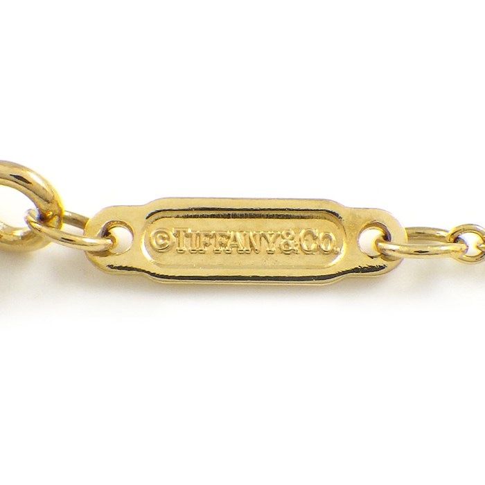 Tiffany & Co. T Smile Small Necklace in K18 Yellow Gold