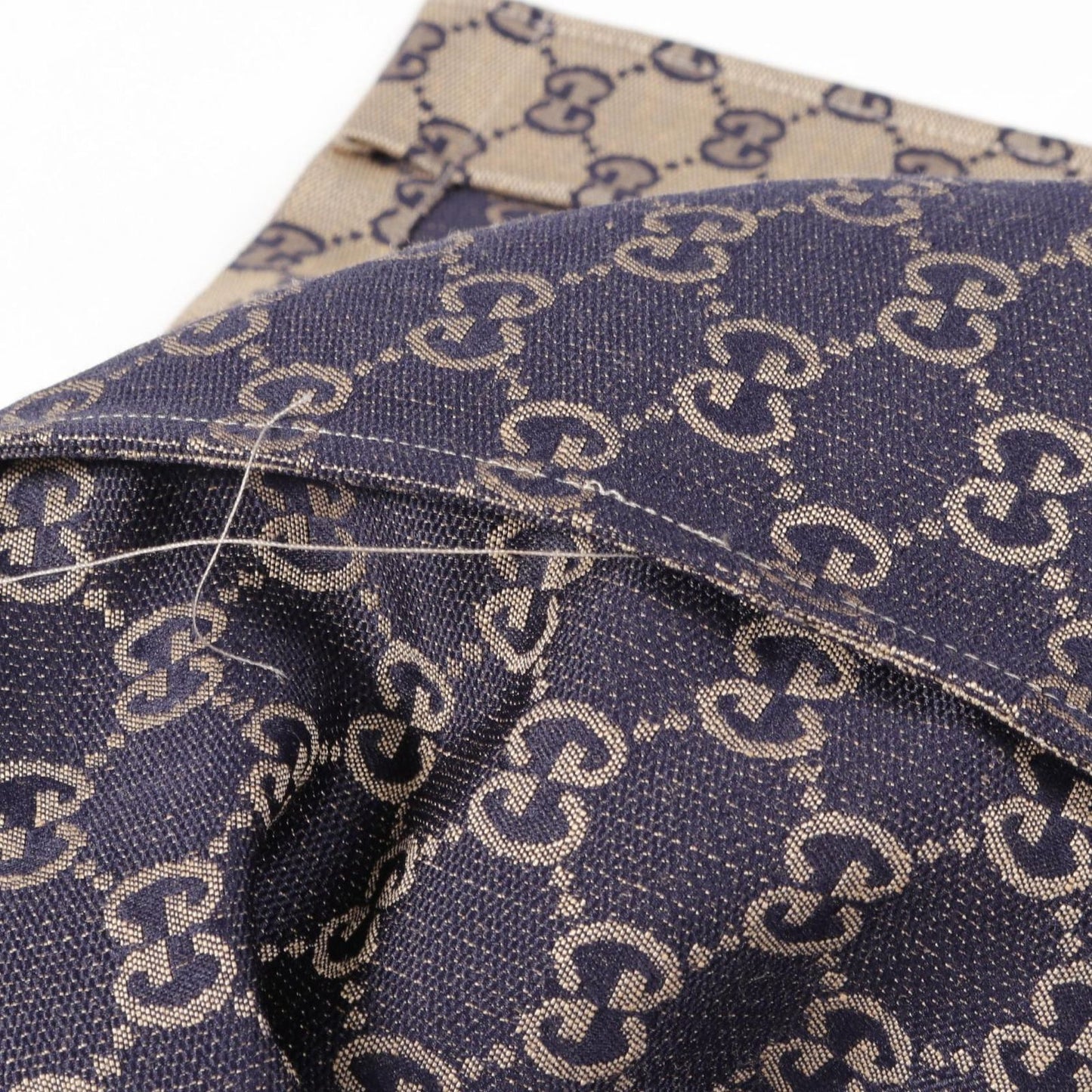 GUCCI GG Linen Blend Canvas Shirt - Timeless Elegance