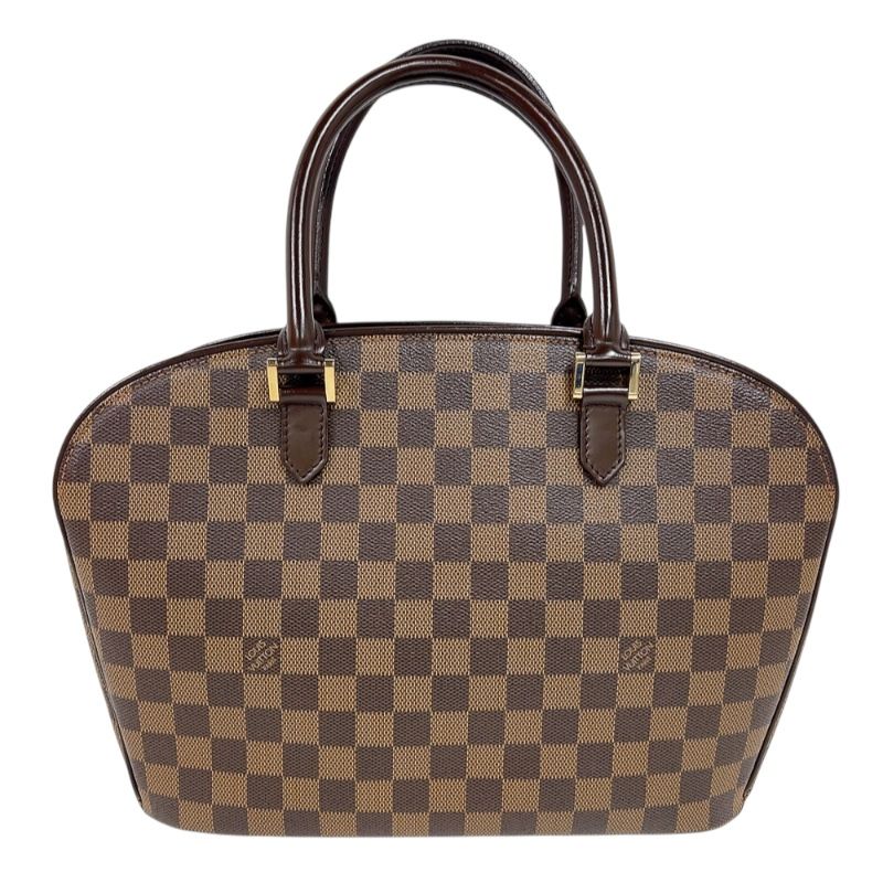 Louis Vuitton Saria Oriental Handbag - Brown Damier with Gold Hardware