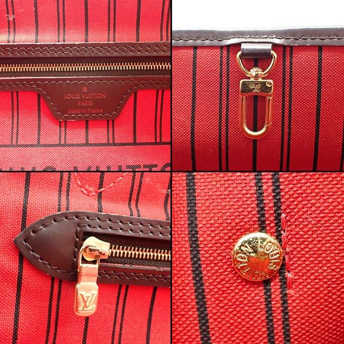 Louis Vuitton Neverfull PM Tote Bag - 2014 Edition in Brown Damier Ebene