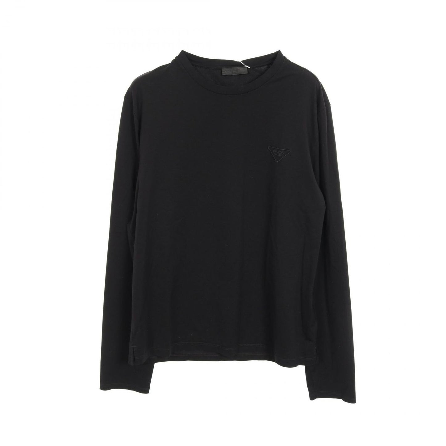 PRADA Black Cotton T-Shirt UJL159 - Timeless Elegance