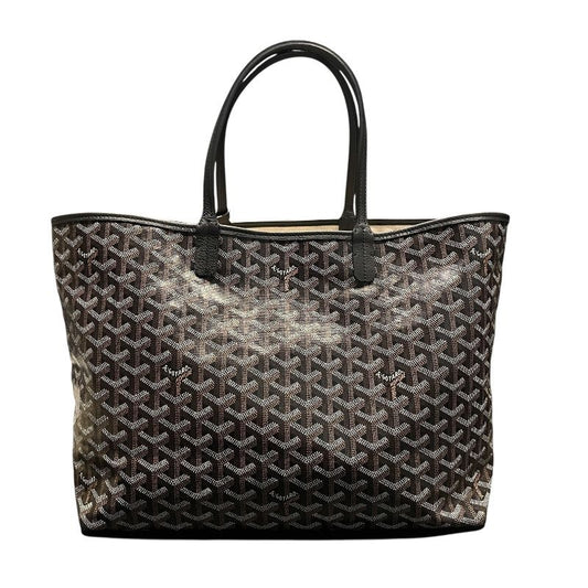 Goyard Saint Louis PM Black Canvas Unisex Handbag - Timeless Elegance