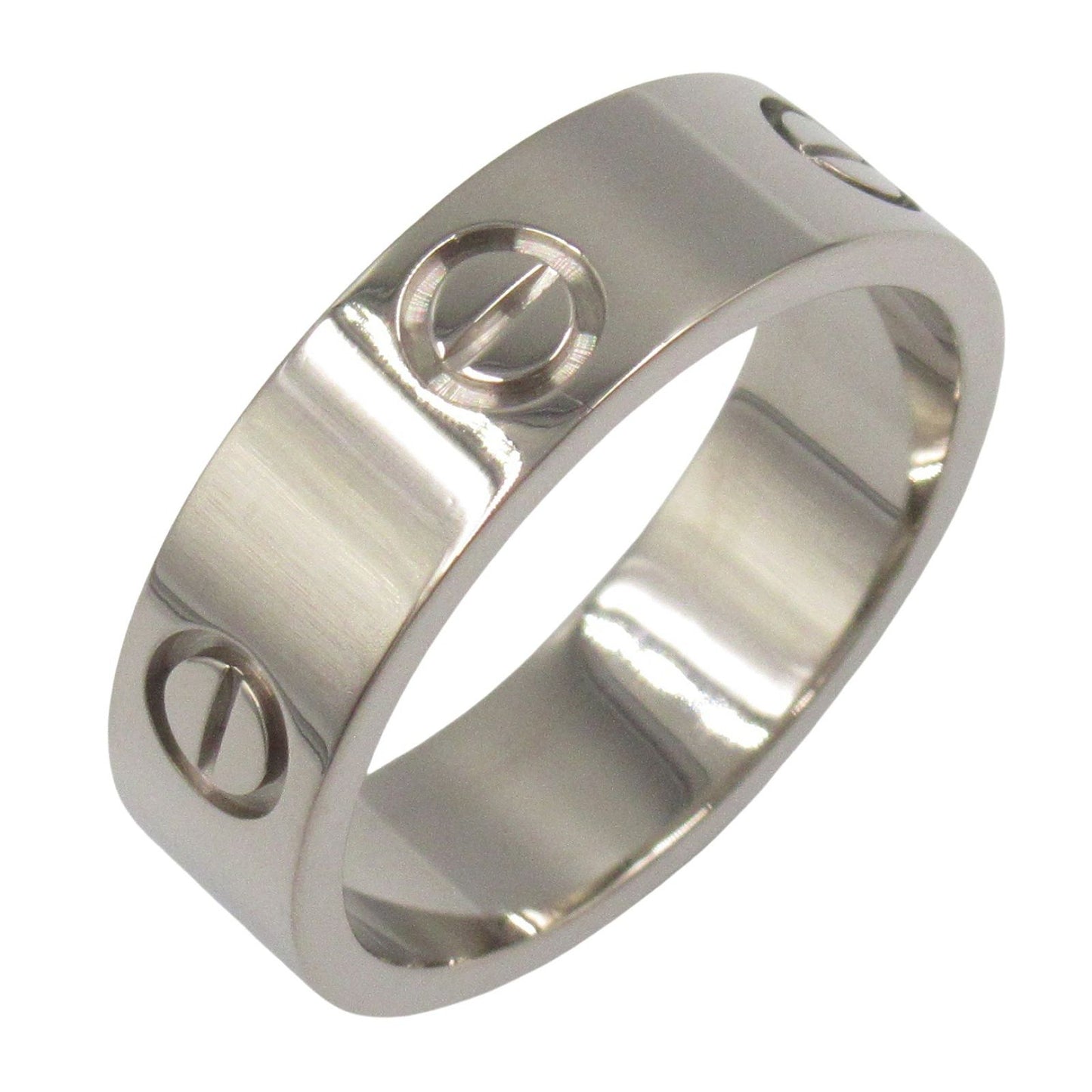 Cartier Love Ring in K18 White Gold - Timeless Elegance