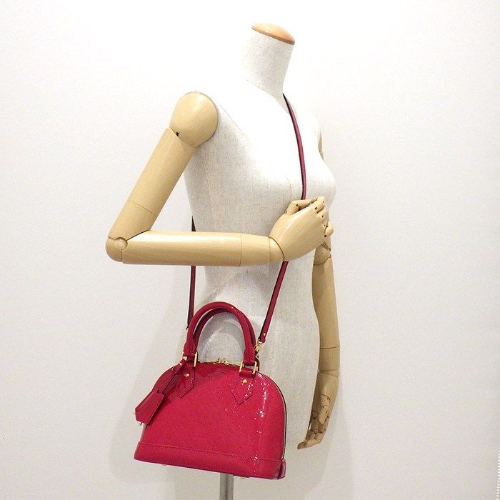 Louis Vuitton Alma BB Handbag in Pommes d'Amour - Exquisite Craftsmanship