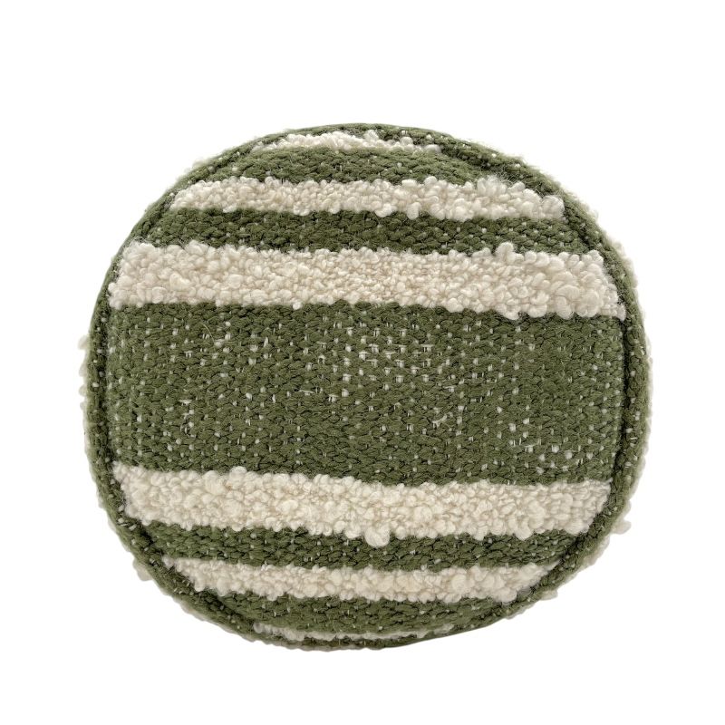 CELINE Drawstring Bag in White & Green Canvas - Exquisite Craftsmanship