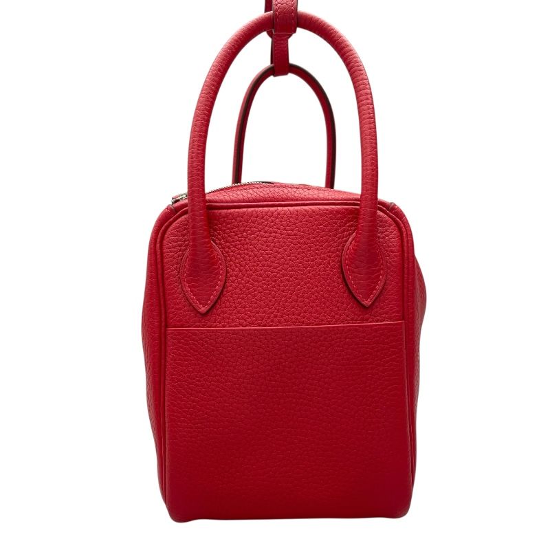 HERMES Lindy 26 Rouge Kazak with Silver Hardware - 2016