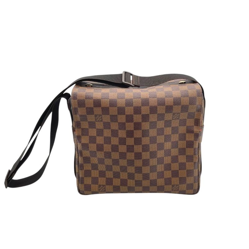 Louis Vuitton Naviglio N45255 Damier Canvas Shoulder Bag - Brown