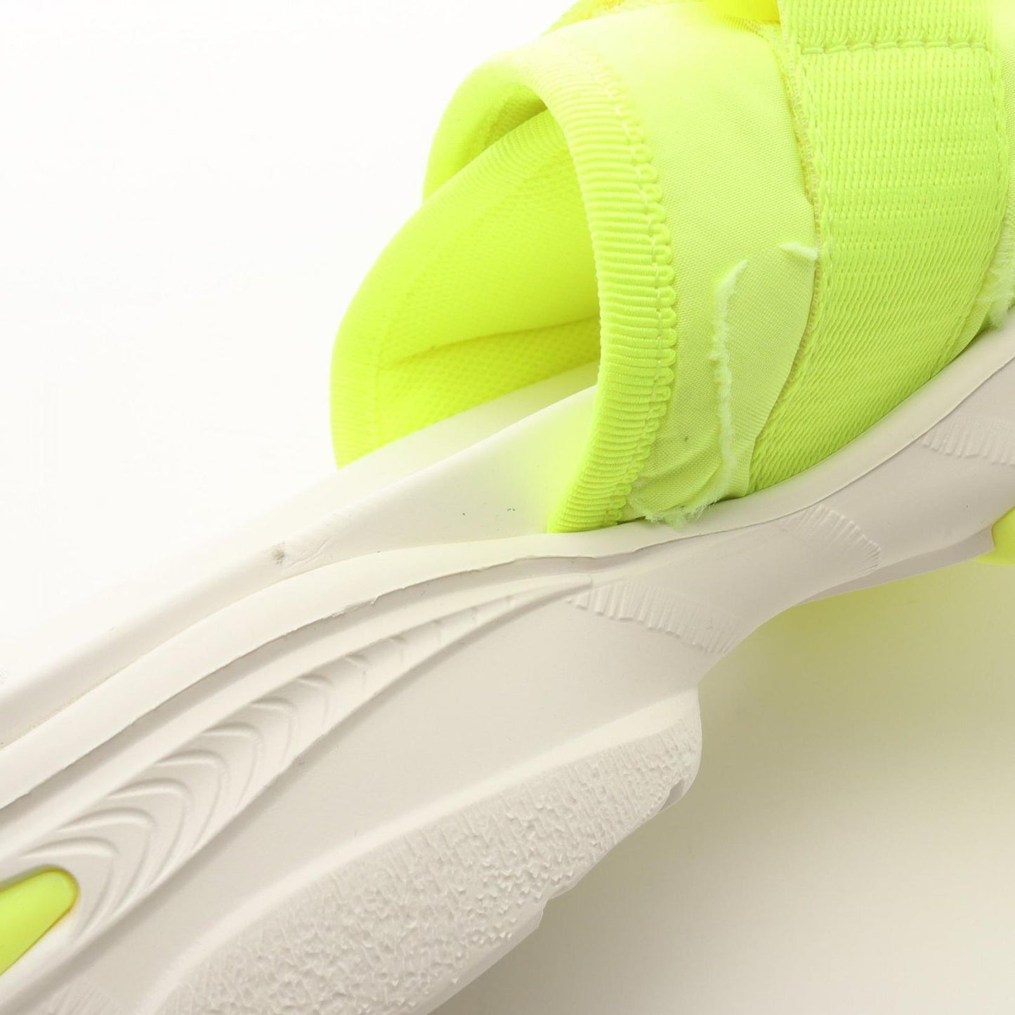 Dior Logo Sandals - Elegant White & Yellow Fabric Design