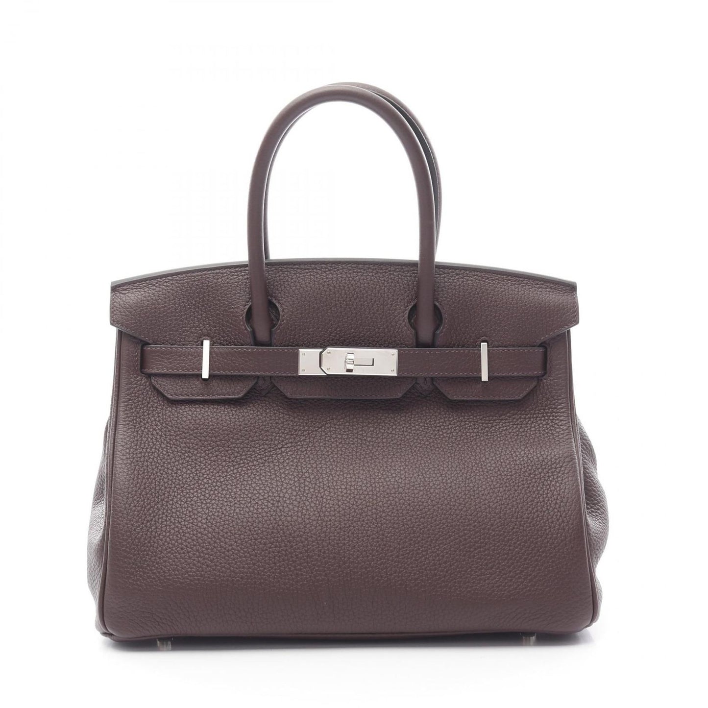 HERMES Birkin 30 Verso Rouge Serre Brick Handbag - Exquisite Craftsmanship