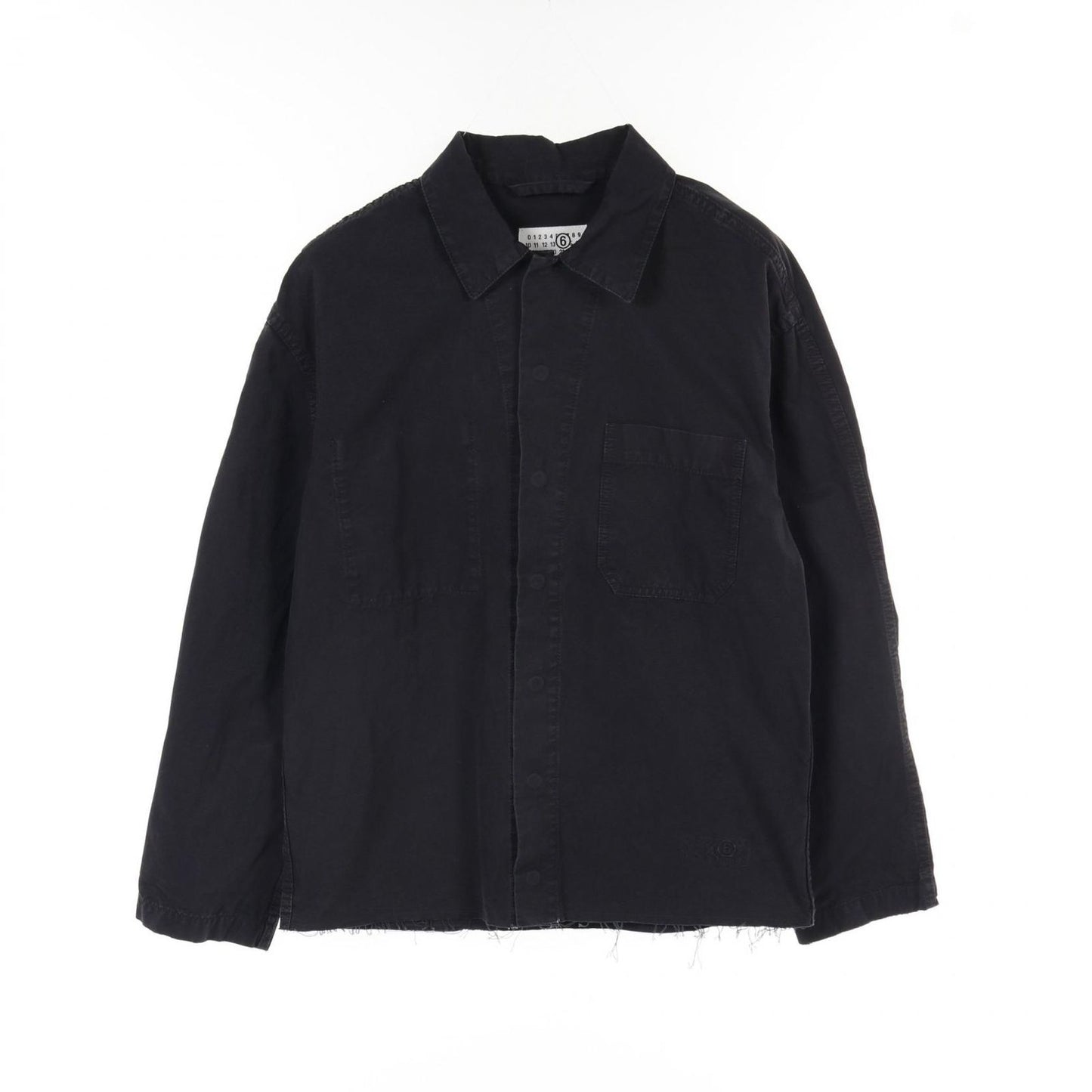 MM6 Black Cotton Jacket - Timeless Elegance for the Modern Man