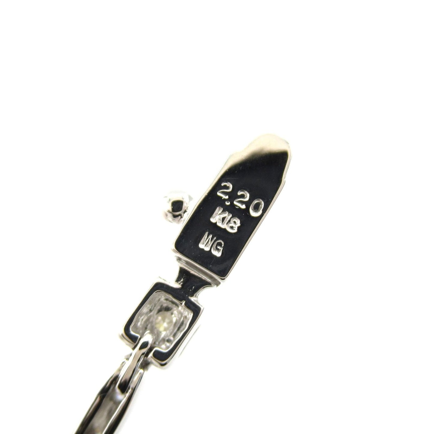 Exquisite K18WG Diamond Bracelet - 2.20ct Luxury Unisex Design