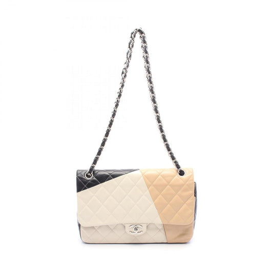 CHANEL Matelassé W Flap Shoulder Bag in Lambskin - Timeless Elegance